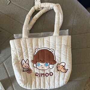 Pop Mart Dimoo Quilted Tote Bag